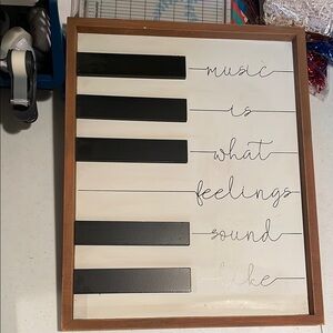 Black and White Music Wall Art